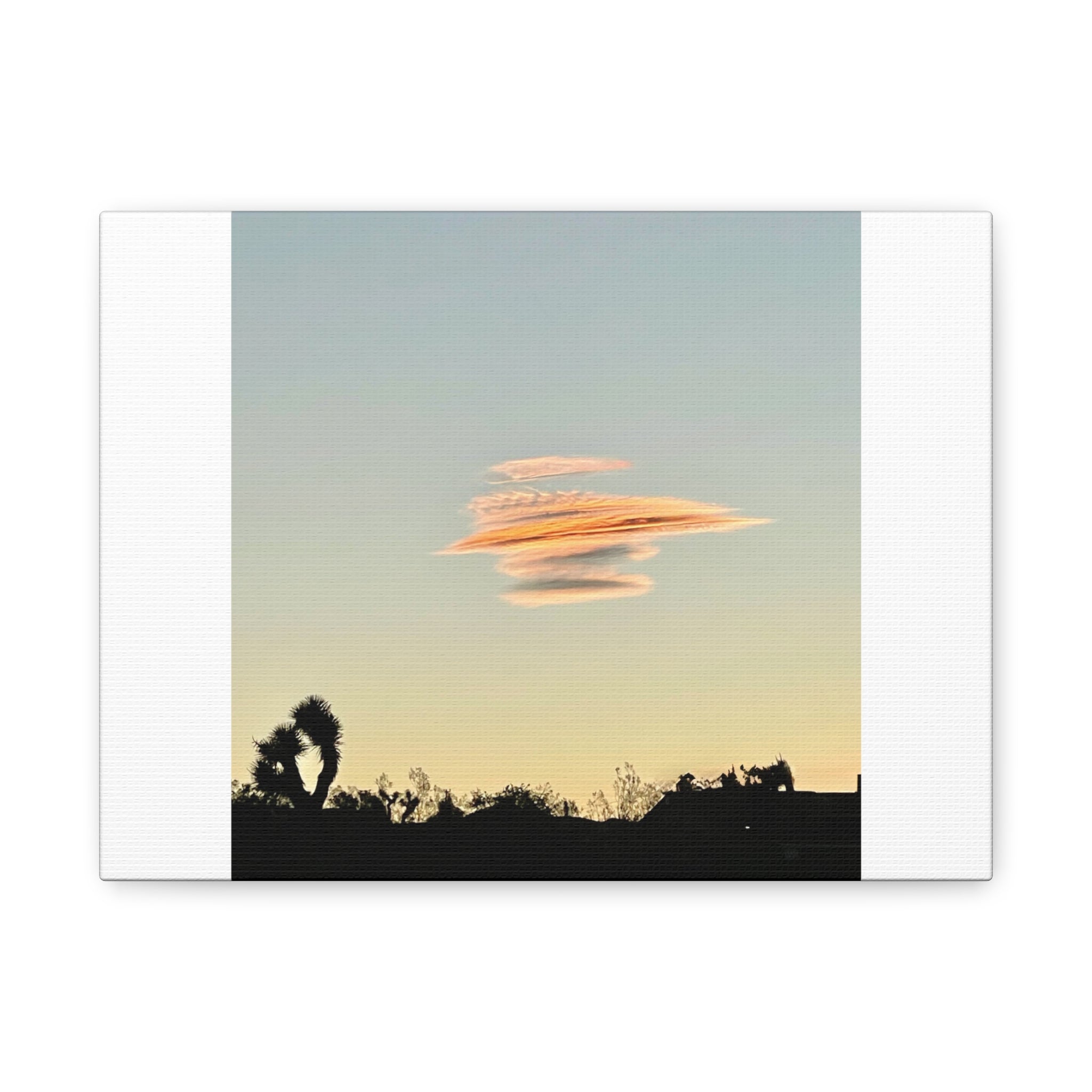 Lenticular Cloud Joshua Tree Print — Rare Desert Sky Photography Wall Art