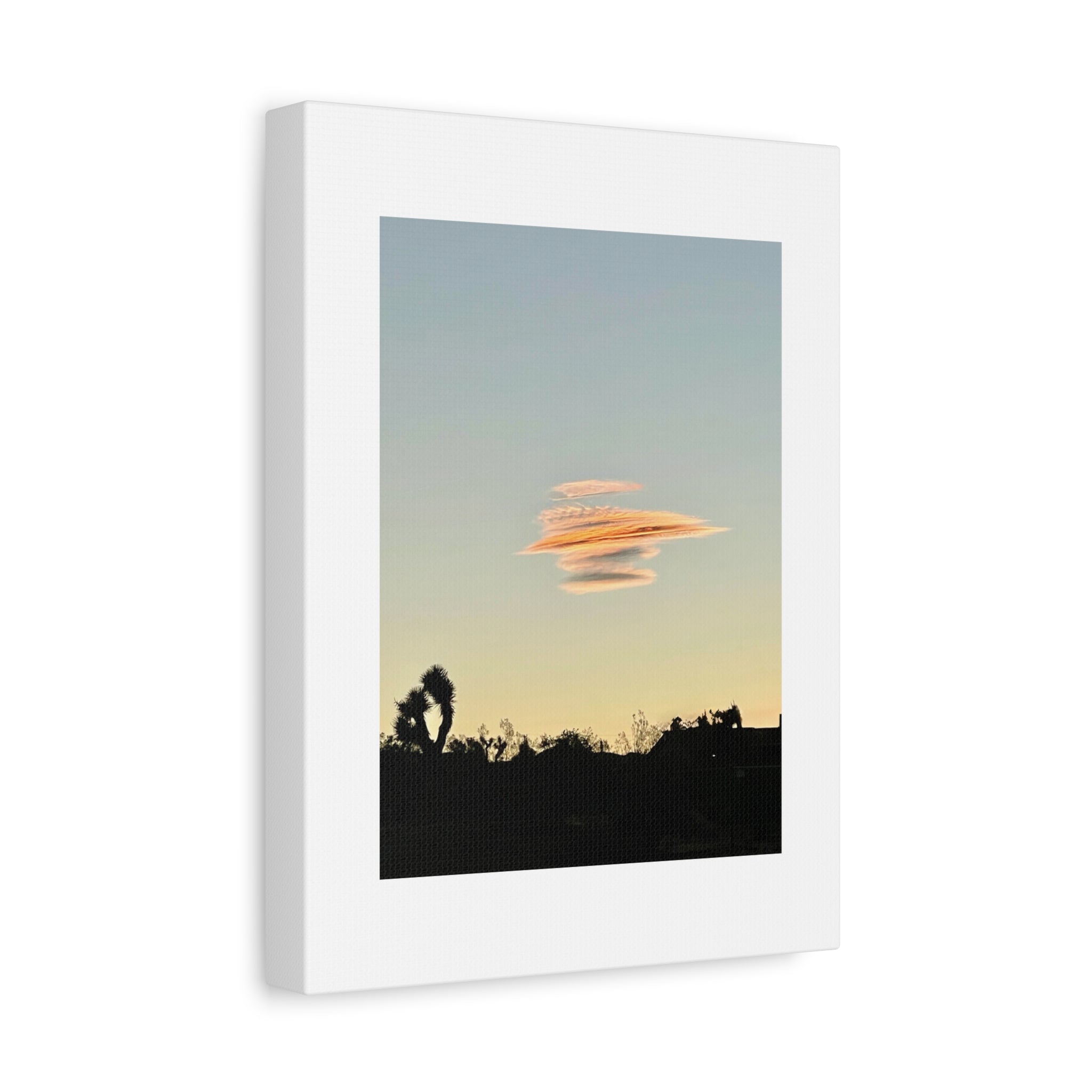 Lenticular Cloud Joshua Tree Print — Rare Desert Sky Photography Wall Art