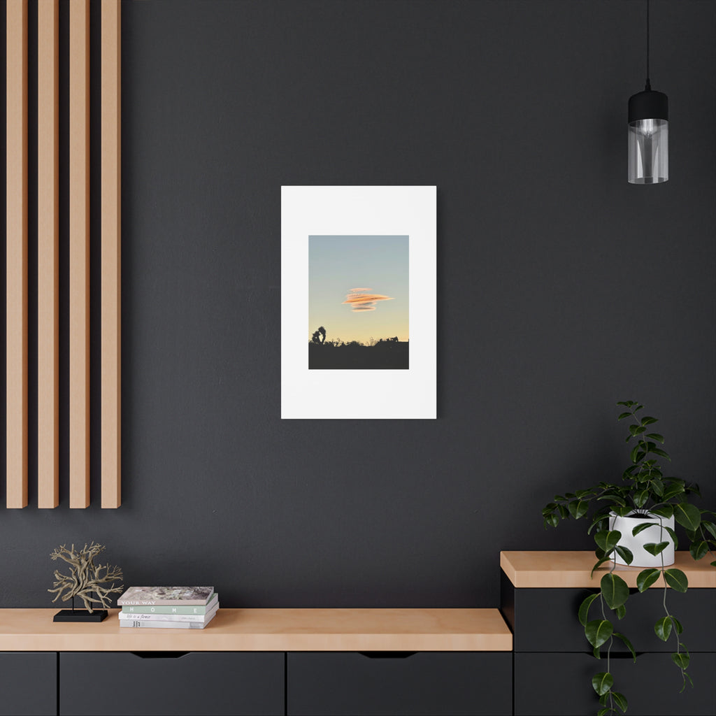 Lenticular Cloud Joshua Tree Print — Rare Desert Sky Photography Wall Art