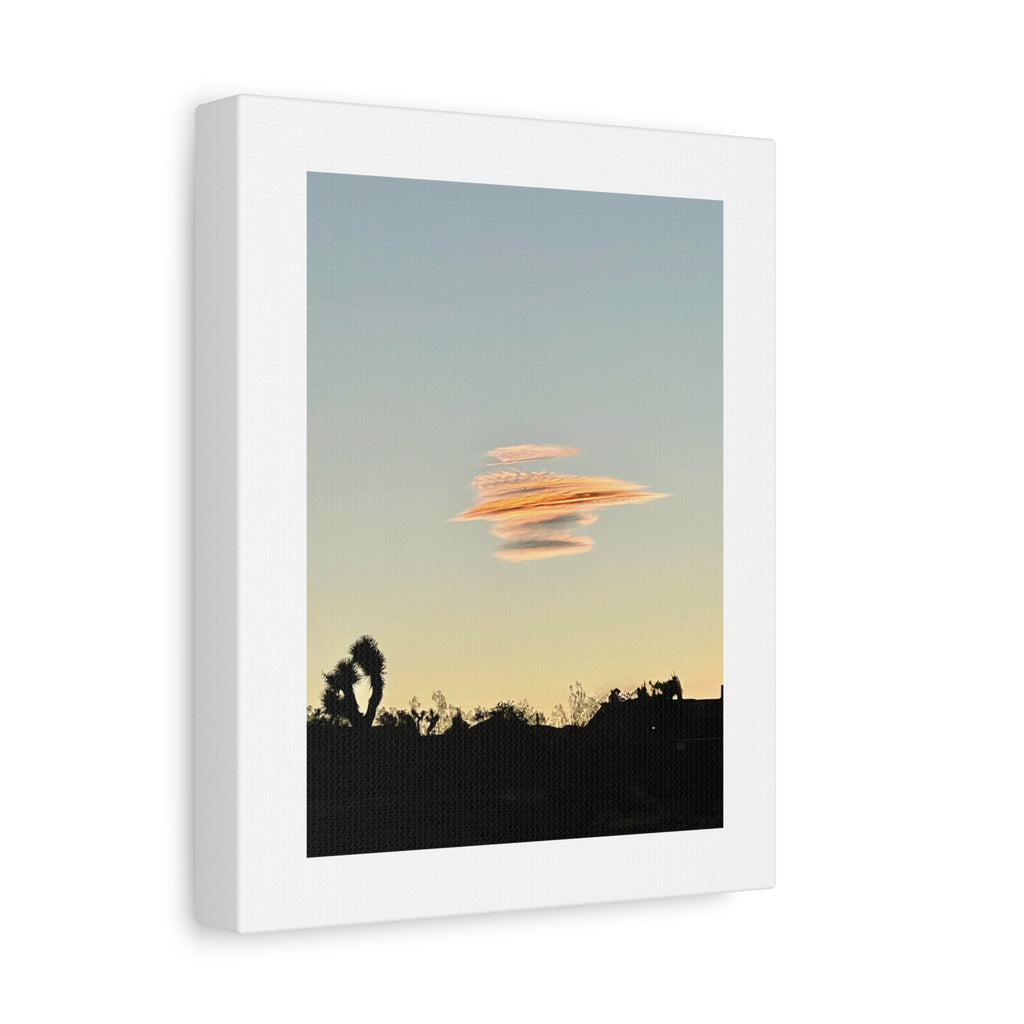Lenticular Cloud Joshua Tree Print — Rare Desert Sky Photography Wall Art