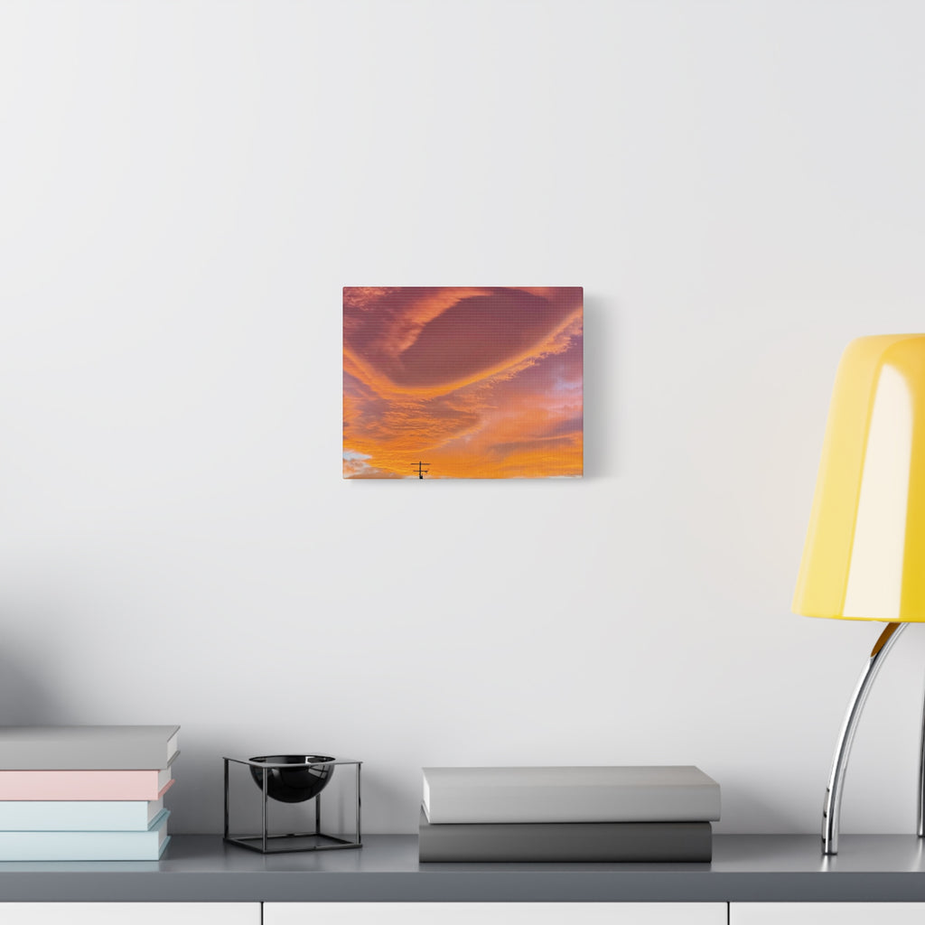 Desert Sky Swirl Sunset Print — Dramatic High Desert Cloud Wall Art