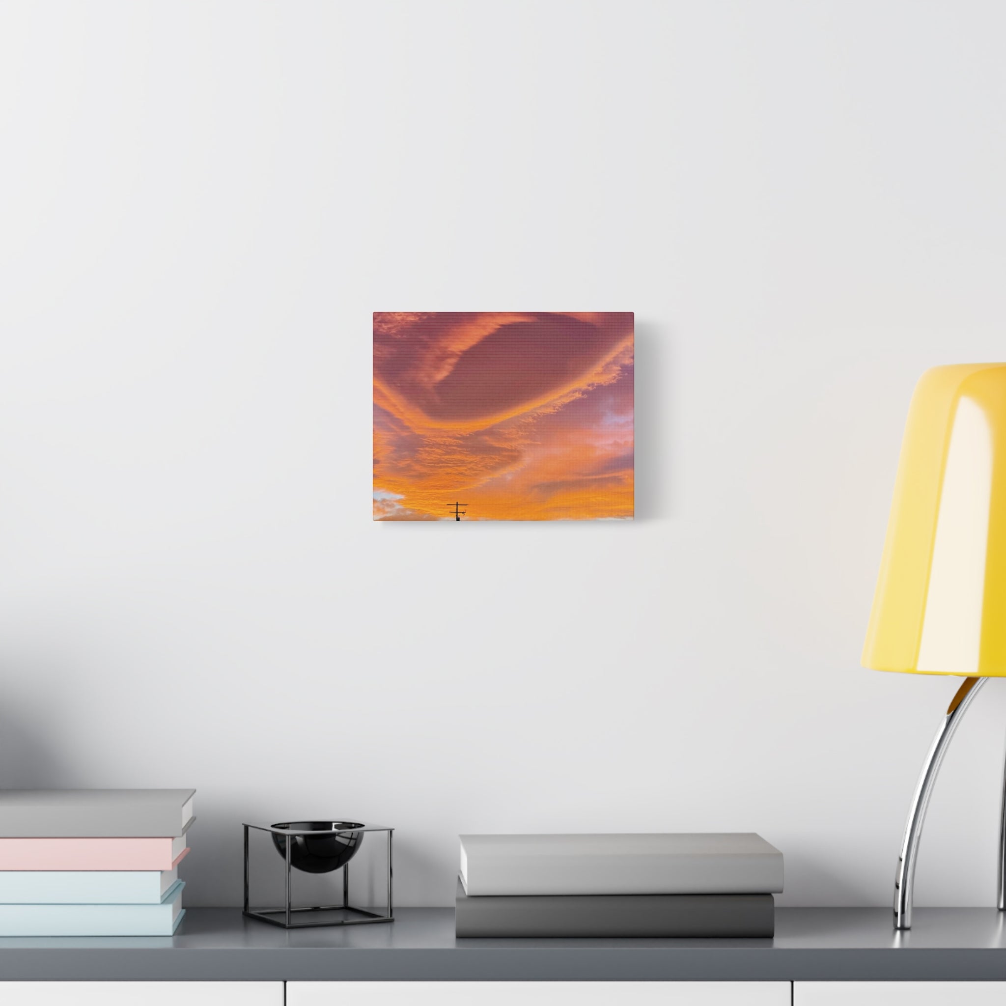 Desert Sky Swirl Sunset Print — Dramatic High Desert Cloud Wall Art