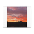 Lavender Desert Twilight Print — Mojave Sunset Mountain Range Wall Art