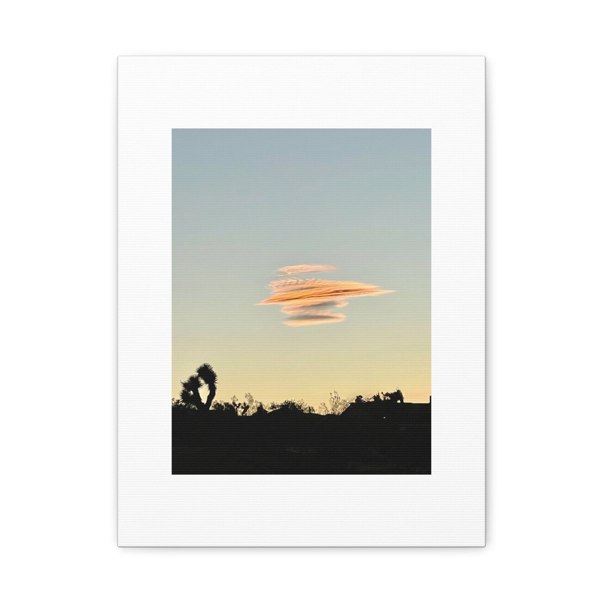 Lenticular Cloud Joshua Tree Print — Rare Desert Sky Photography Wall Art