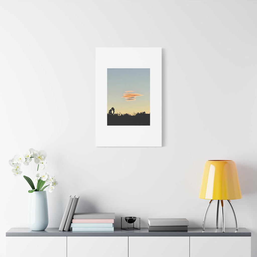 Lenticular Cloud Joshua Tree Print — Rare Desert Sky Photography Wall Art
