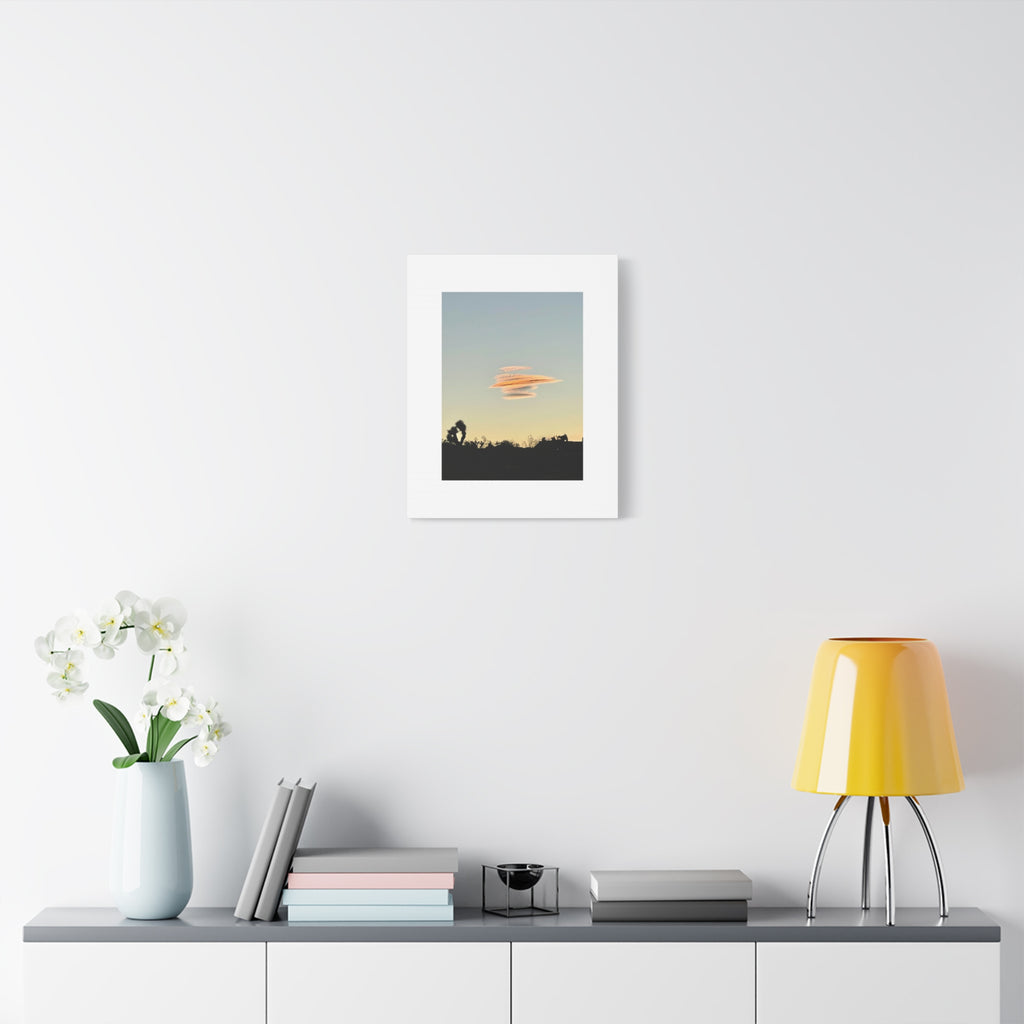 Lenticular Cloud Joshua Tree Print — Rare Desert Sky Photography Wall Art