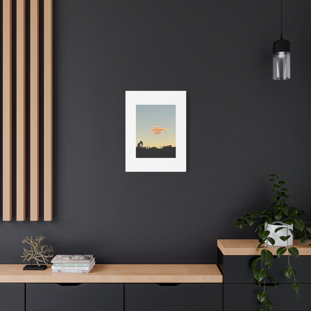 Lenticular Cloud Joshua Tree Print — Rare Desert Sky Photography Wall Art